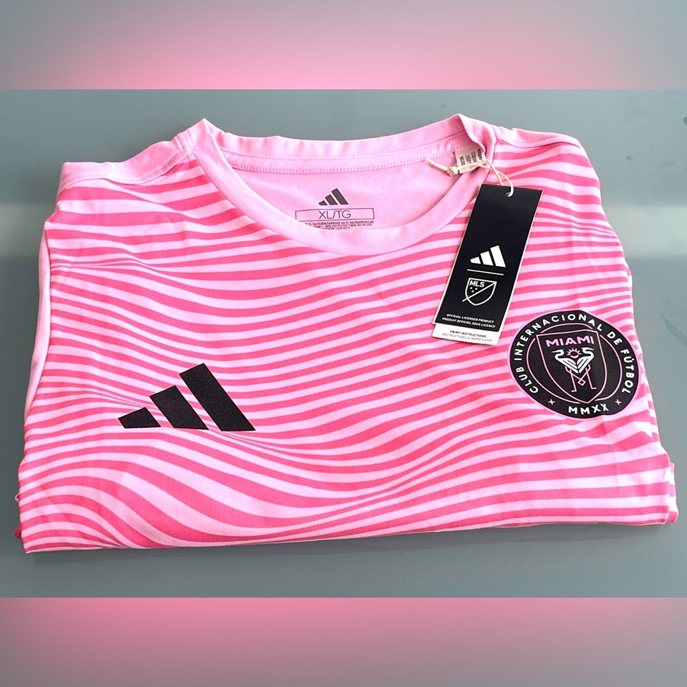 Messi Adidas Inter Miami CF #10 Men's Jersey Pink Extra Large New NWT